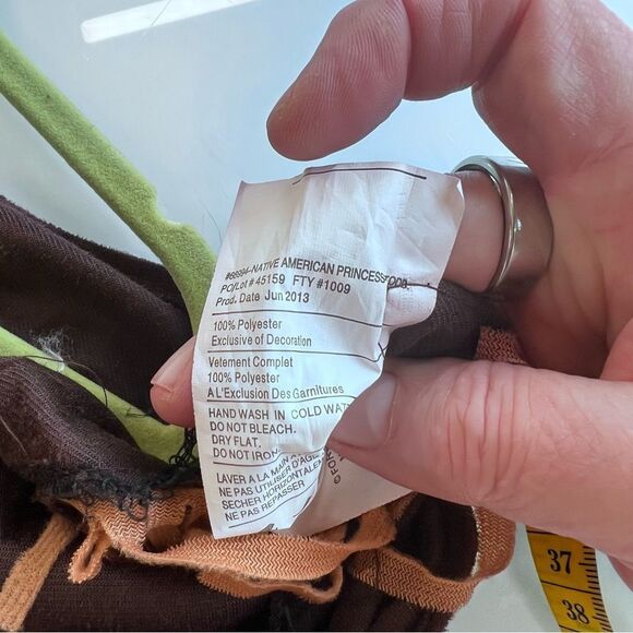 Lil’ Indian Princess Costume, California Native American Size - Picture 3 of 6